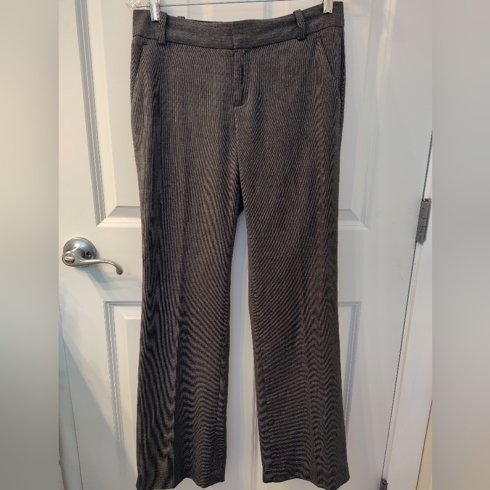 4 Banana Republic Gray Pinstripe Trousers